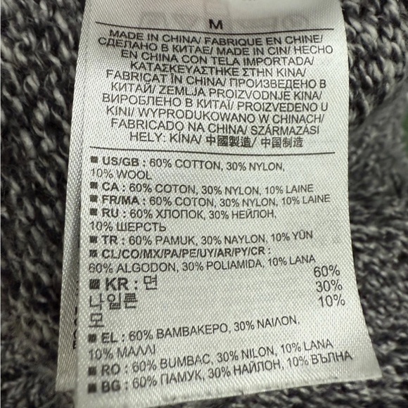 Banana Republic Gray Marled Shawl Pullover Women’s Sweater - Picture 5 of 5